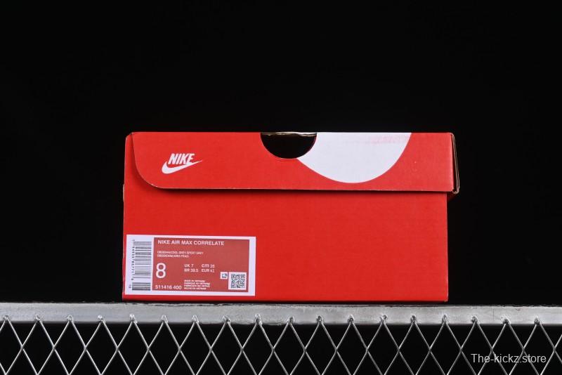 Nike Air Max Correlate Retro Running Shoes with Air Cushion - 511416-400