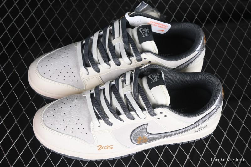 Nike SB Dunk Low Stussy Snake Year Collaboration Anniversary Edition Low-Top Casual Sneakers - DM6868-008