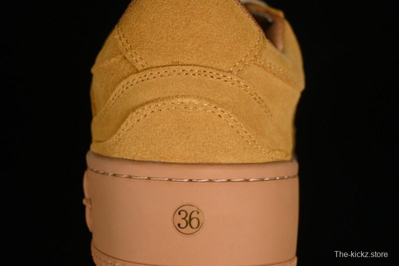 SMFK Comfortable Chunky Sole White Sneakers - T.D4