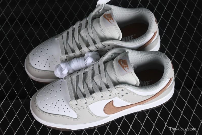 Nike Dunk Low SB Casual Sneakers in Phantom/Khaki Colorway - FJ4188-001