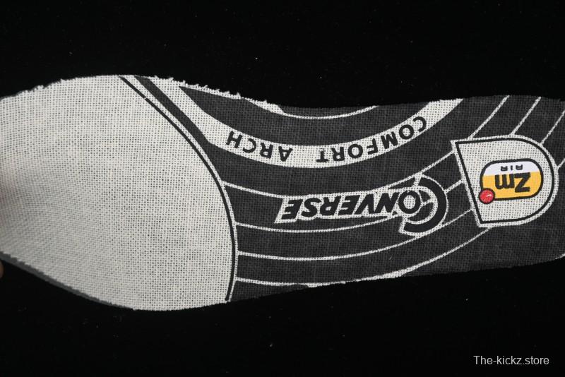 A Ma Maniere x Nike x Converse Chuck 70 High Top Sneakers with Leather and Velvet Swoosh Logo - A13388C