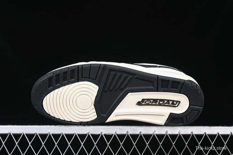 Nike Air Jordan Legacy AJ312 Low Top Sneakers with Velcro Strap and Triple Design - HV1807-101