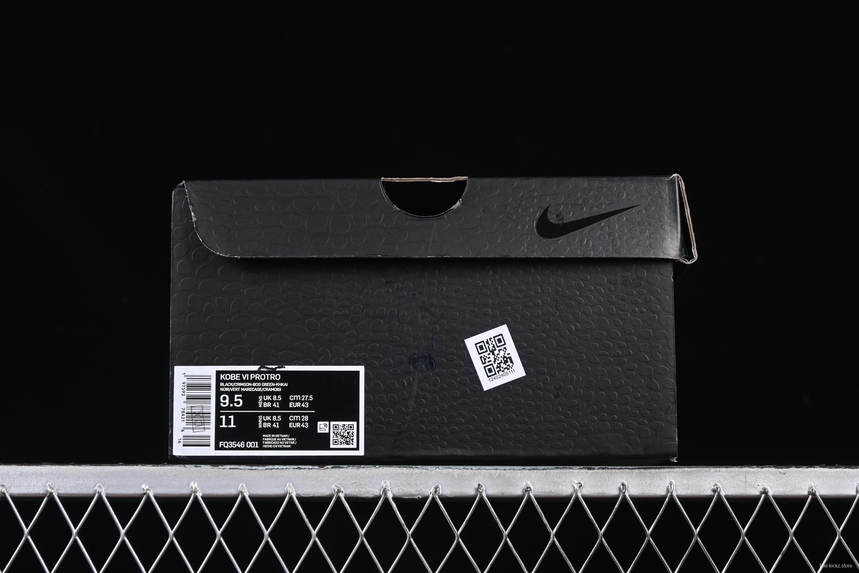 Nike Kobe VI Protro 6 Men's Performance Basketball Shoes - FQ3546-001