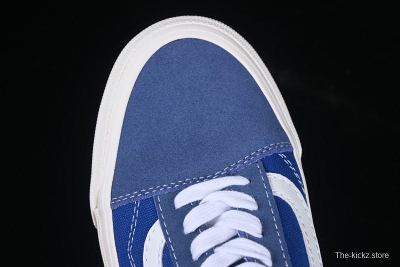 Vans Premium Old Skool 36 Retro Skate Shoes with Full-Grain Leather and Cushioned Insole - VN000CQDDWR