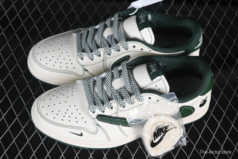 Nike Travis Scott x Fragment Design x Air Jordan 1 Low OG SP AJ1 Retro Sneakers - ZH2598-243