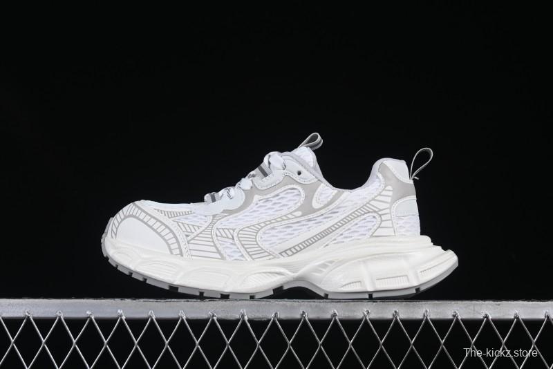 GG-CC Casual Running Shoes with Irregular Design for Trendy Look - 5509 White