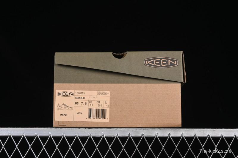 KEEN Jasper Lightweight Outdoor Adventure Shoes – Mint Green & Navy