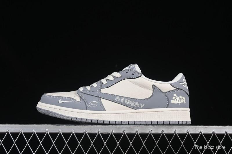 Nike Travis Scott x Fragment Design x Air Jordan 1 Low OG SP Sneakers - LD2025-001