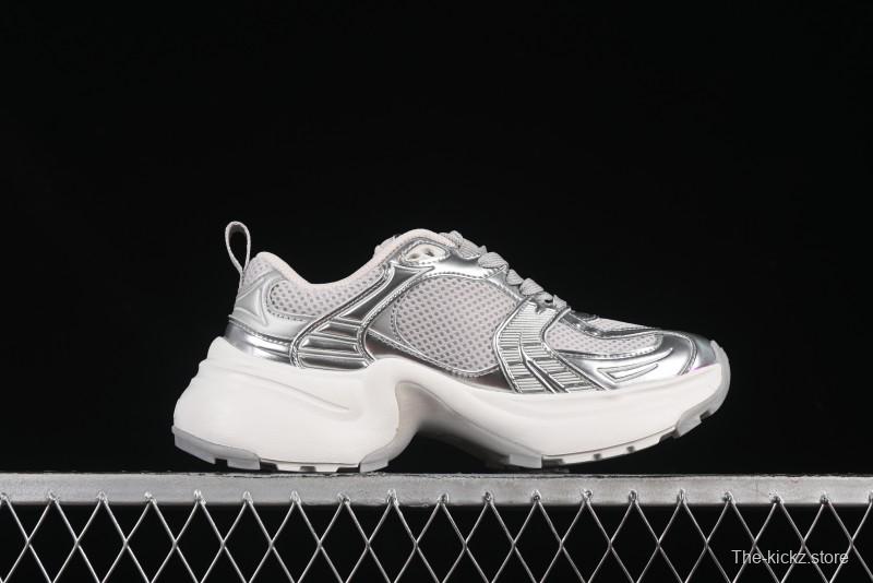 New York Yankees MLB XLG Chunky Platform Sneakers - 3ASHW045N50SIS