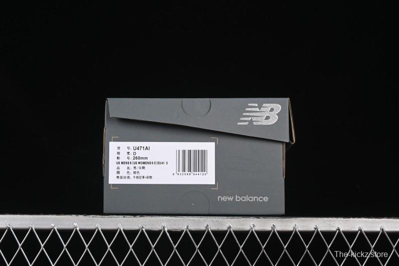 New Balance 471 Series Fabric and Leather Casual Lifestyle Shoes - U471AI