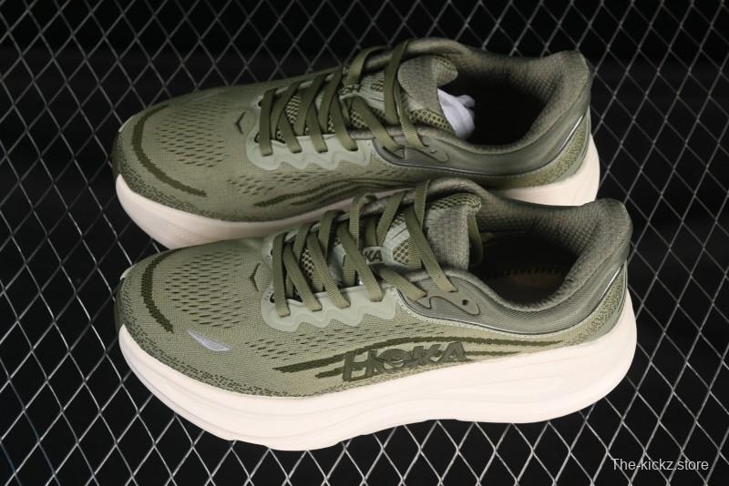 HOKA ONE ONE Bondi 9 Cushioned Running Shoes with Engineered Mesh Upper - 1162011 SSSC