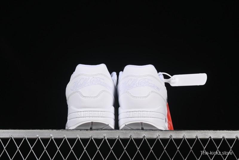 Nike Air Max 1 Retro Running Shoes with Half-Sole Air Cushion - HF8813-100