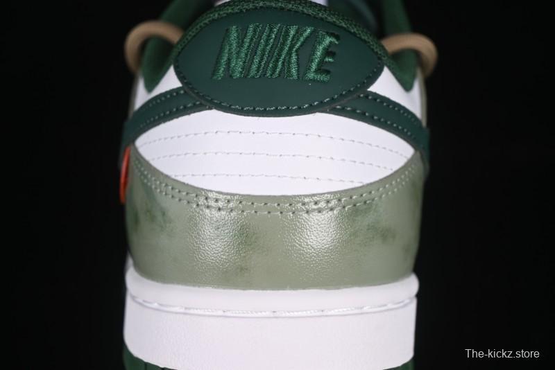 Nike Dunk Low Butterfly Bamboo Forest Green Low-Top Casual Sneakers - DD1391-101