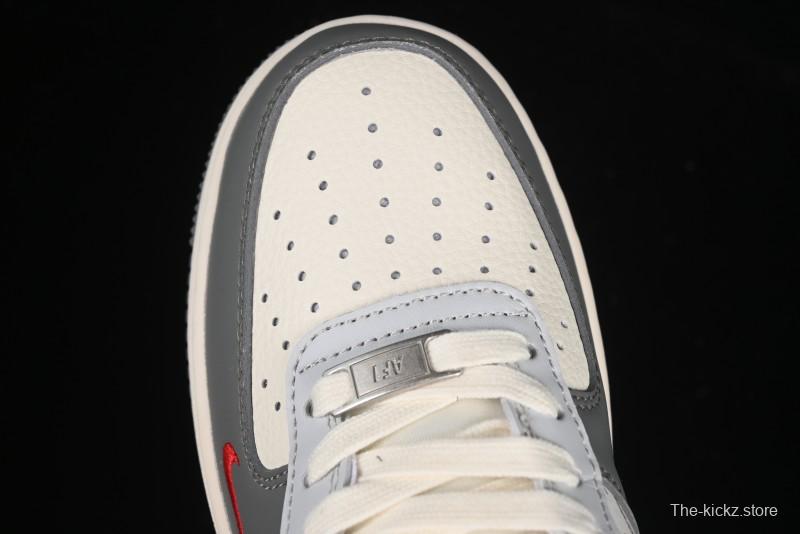 Nike Air Force 1'07 Low The North Face Collaboration Grey Multi-Tone Casual Sneakers - JJ2508-715