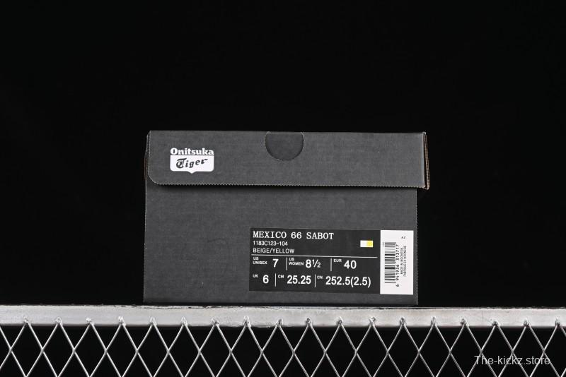 Onitsuka Tiger Mexico 66 Sabot Slip-On Shoes with Breathable Mesh Upper - 1183C123-104