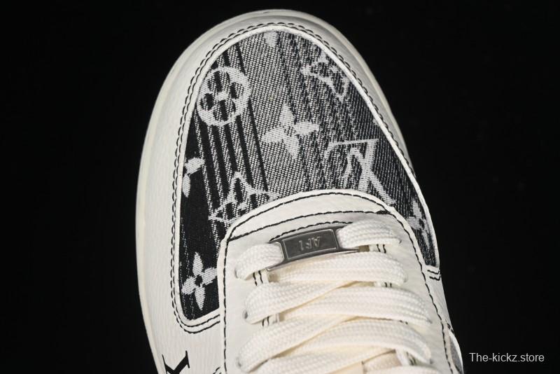 Nike Air Force 1 '07 Low LV Collaboration Cream Black Casual Sneakers - BZ6808-103