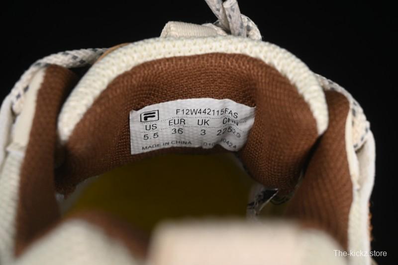 Fila Heritage Fluid Cat Paw 5.0 Retro Dad Shoes with Lace-Up Design - F12W442115FAS