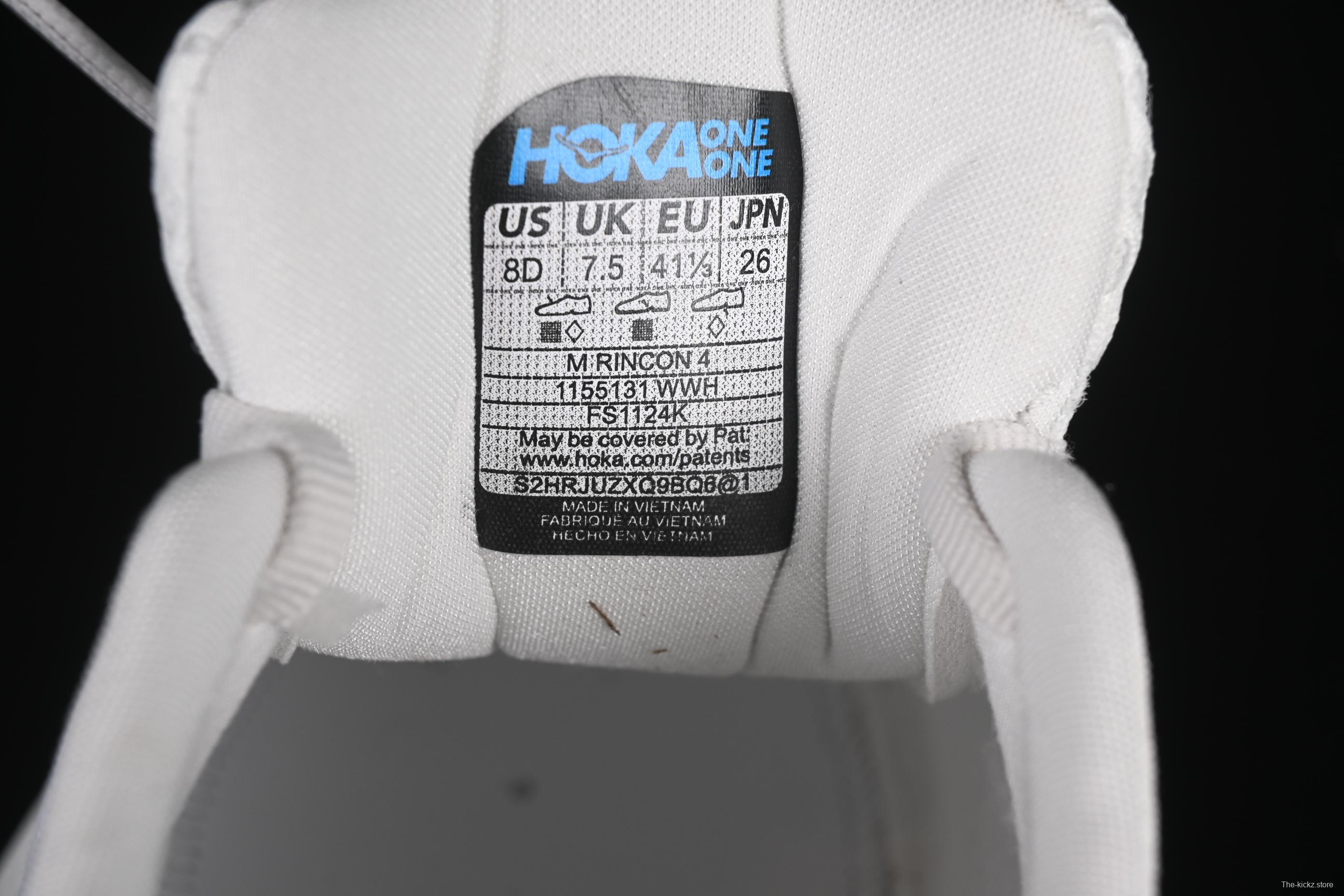 HOKA ONE ONE Rincon 4 Lightweight Breathable Running Shoes - 1155131 WWH