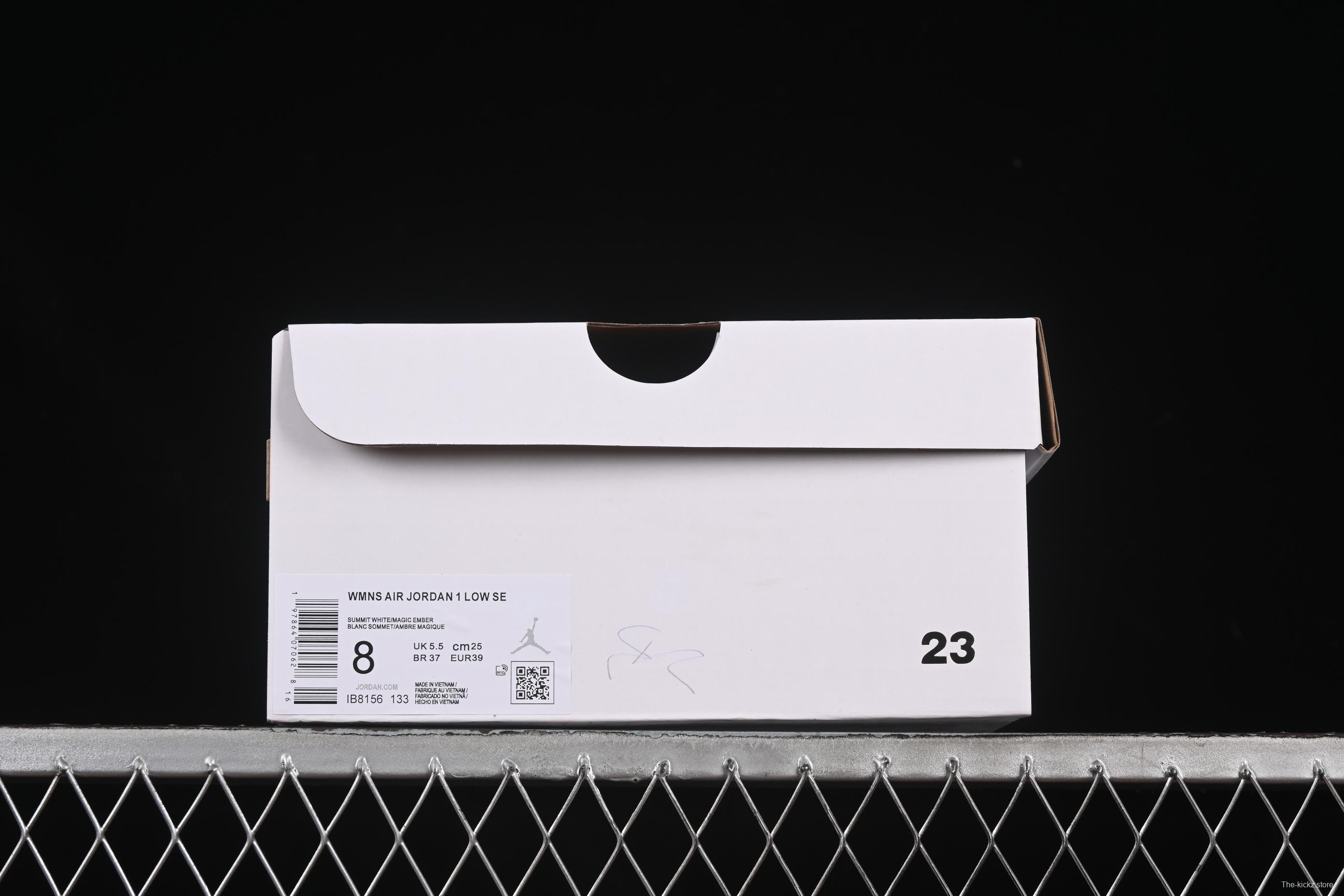 Nike Air Jordan 1 Low AJ1 White Pink Low-Top Casual Lifestyle Sneakers - IB8156-133