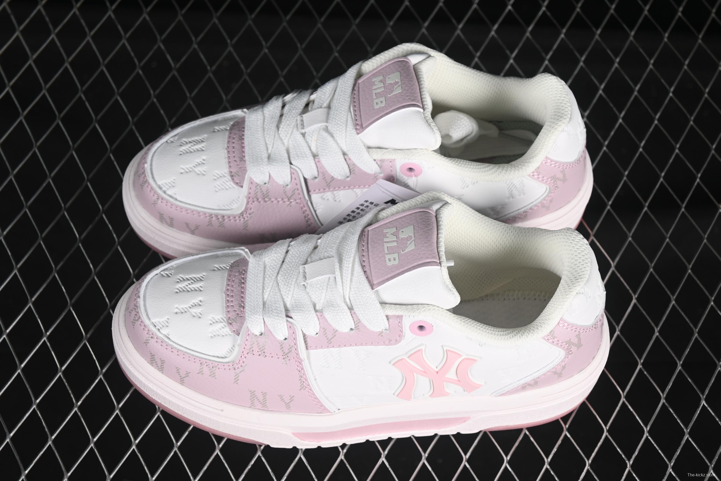 New York Yankees MLB Chunky Liner Embo Monogram Thick Sole Casual Running Shoes - 3ASXM075N50PKS