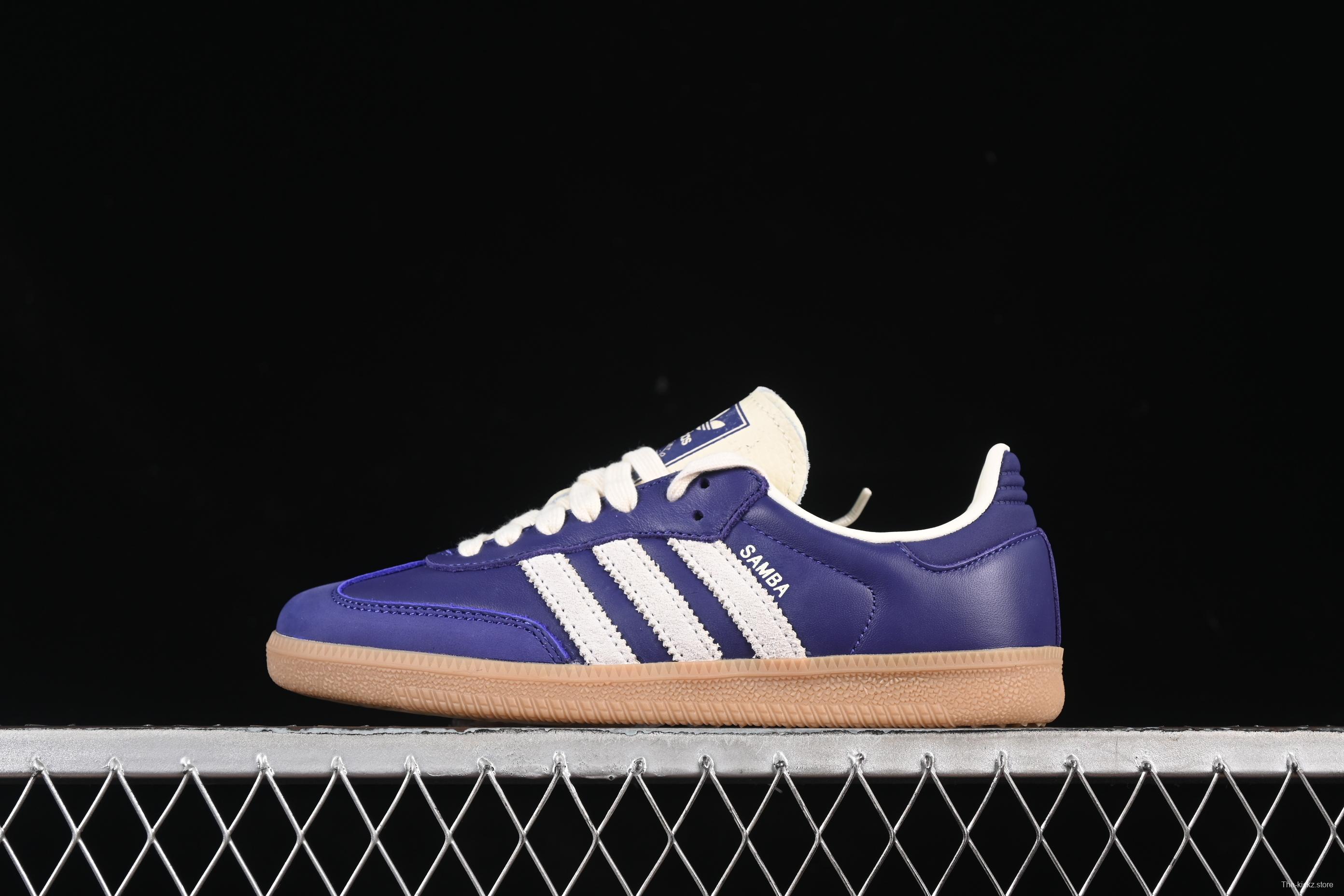 Adidas Samba OG Casual Sneakers with Original Leather Upper - JI2736