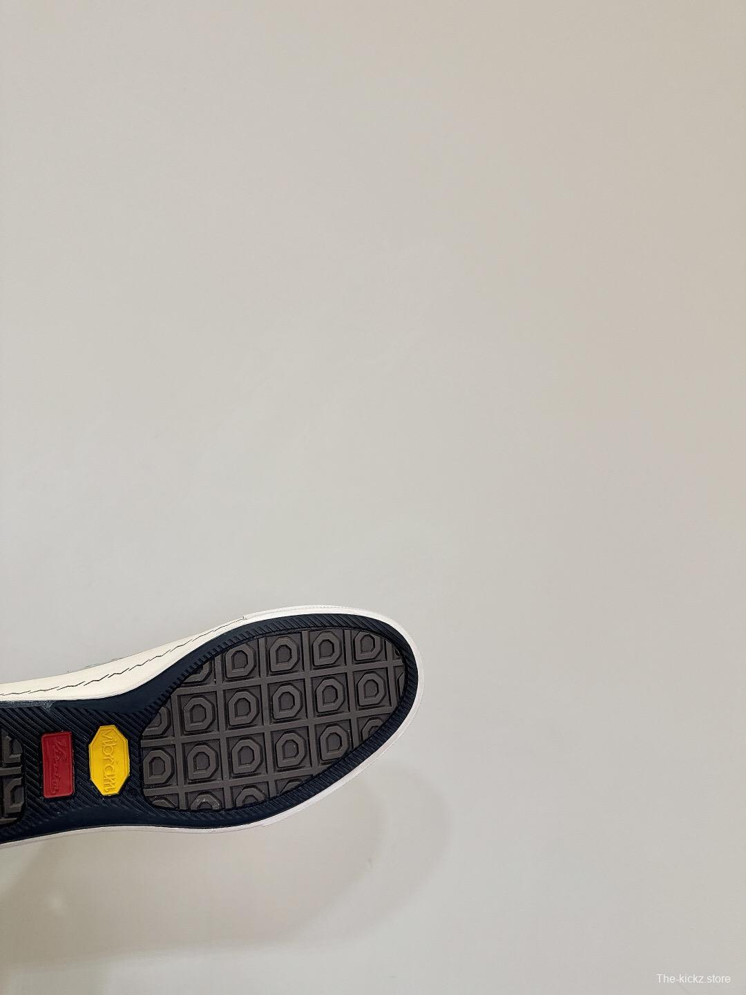 2025 Women VISVIM Green Canvas Sneakers