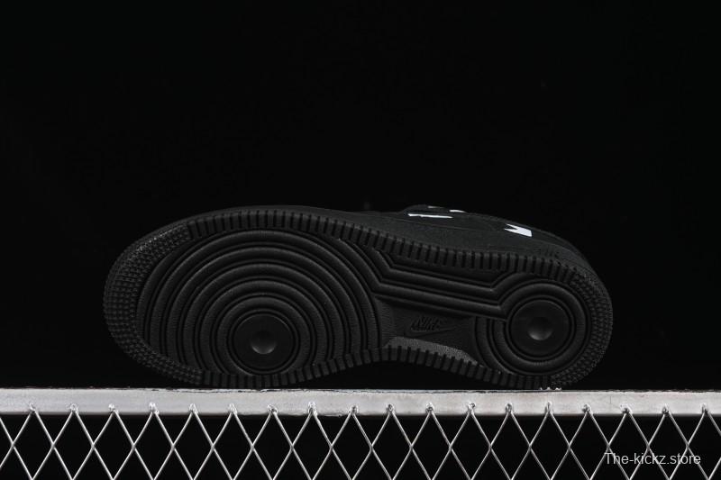 Nike Comme Des Garcons Air Force 1 Low Casual Sneakers with Full-Length Air Cushion - IB9949-001