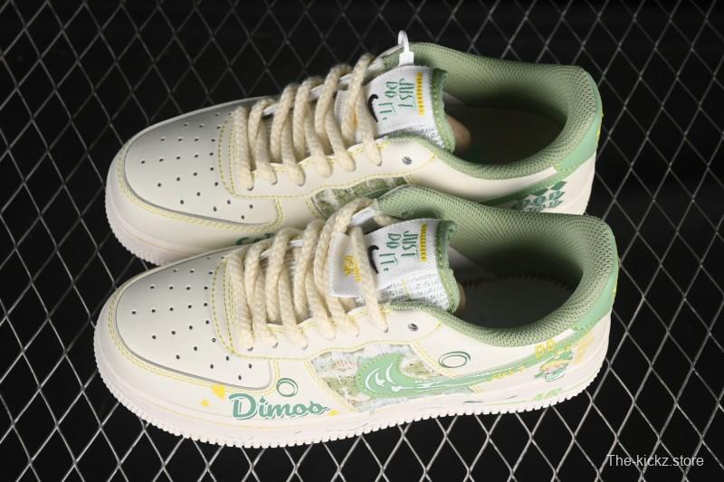 Nike Air Force 1'07 Low Bubble Mart Dimoo Casual Sneakers - FJ7740-110