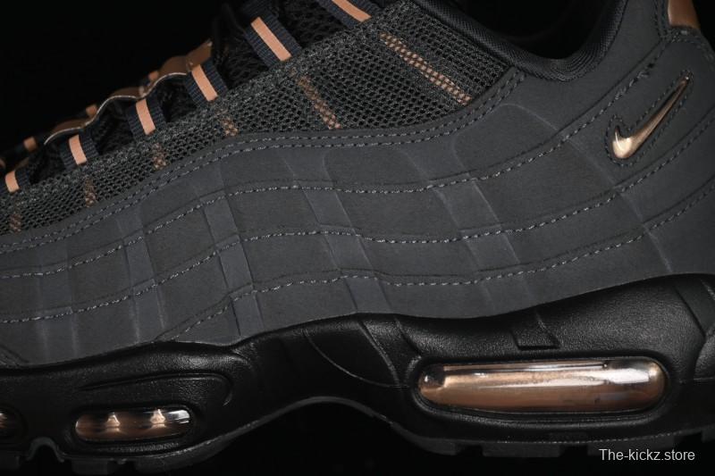 Nike Air Max 95 Retro Cushioned Running Shoes - HQ6457-001