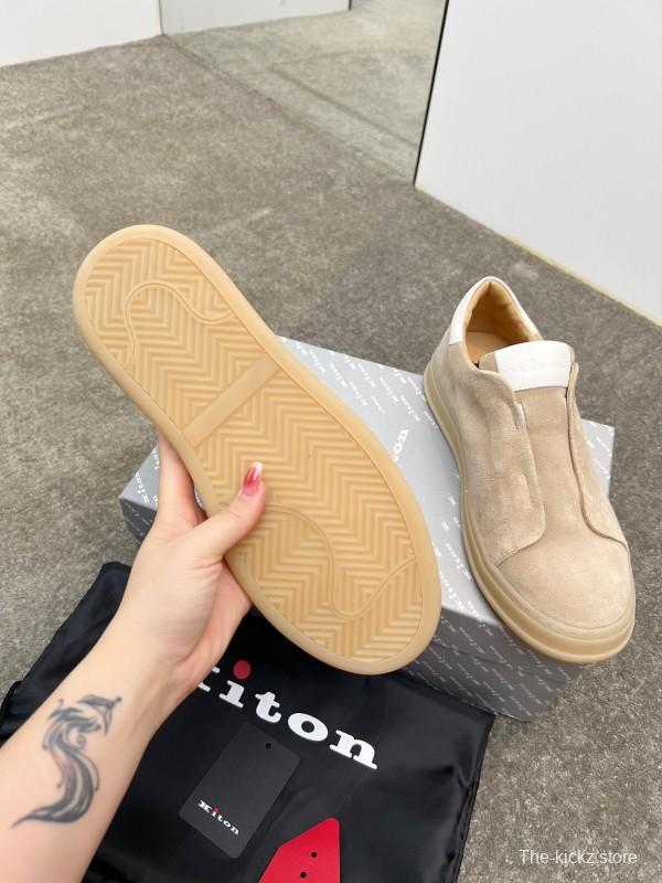 Kiton Men's Four Seasons Classic Casual Slip-On Loafer - AS00320