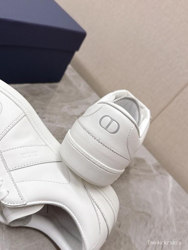 2025 Unisex Dior Black White Grey Leather Suede Sneakers Matchpoint KFY00300