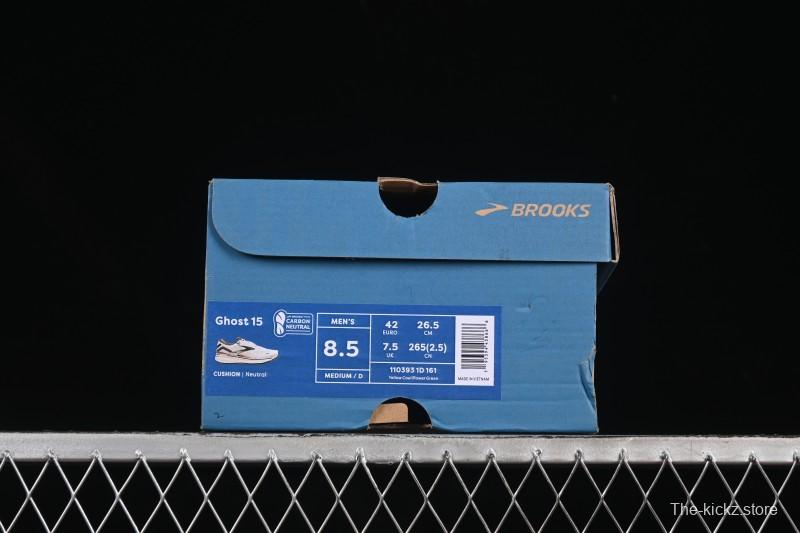 Brooks Ghost 15 Low-Cut Breathable Cushioned Support Casual Running Shoes - 1103931D161