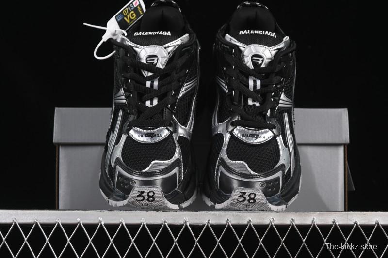 Balenciaga Runner Kith Four Color Retro Casual Shoes - W3RMU1100