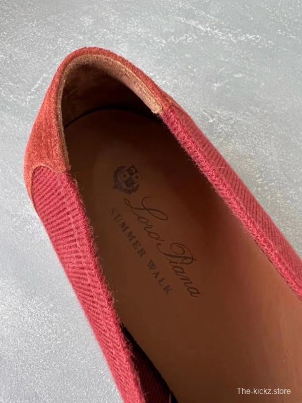 2025 Unisex Le Parmentier Red Wool Blend Loafers AS00280