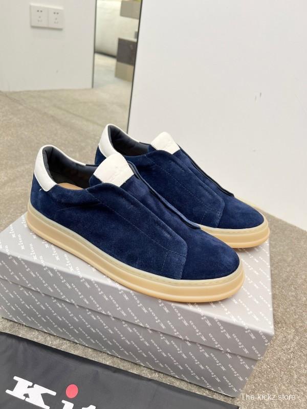 Kiton Men's Four Seasons Classic Casual Slip-On Loafer - AS00320