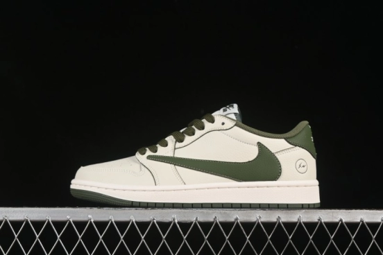 Nike Travis Scott x Fragment Design x Air Jordan 1 Low OG SP AJ1 Low-top Casual Sneakers - LK1099-063