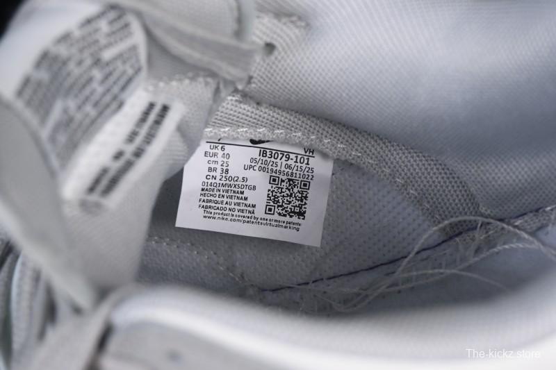 Nike SB Dunk Low White Black Grey Low-Top Casual Skate Shoes - IB3079-101