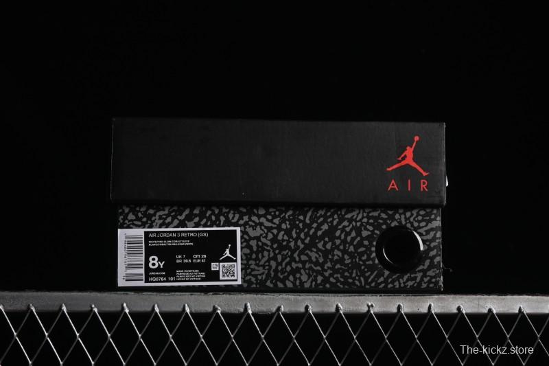 Nike Air Jordan 3 Retro Cobalt Bliss Design - HQ0784-101