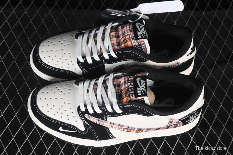 Nike Travis Scott x Fragment Design x Air Jordan 1 Low OG SP AJ1 Low-top Casual Sneakers - XS2025-048