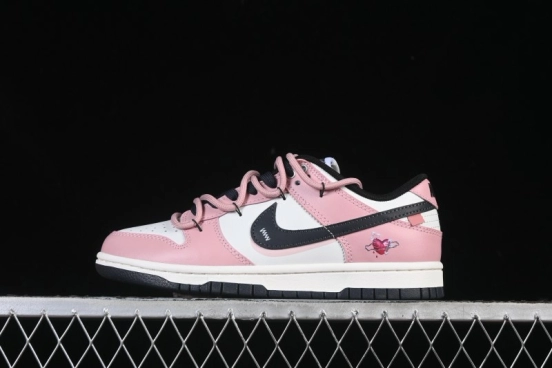 Nike SB Dunk Low Valentine's Day Strap Anniversary High-End Custom Low-Top Casual Skate Shoes - PB0510-055