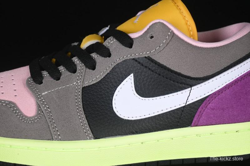 Nike Air Jordan 1 Low Tokyo Bio Hack Casual Sneakers - HQ2010-005