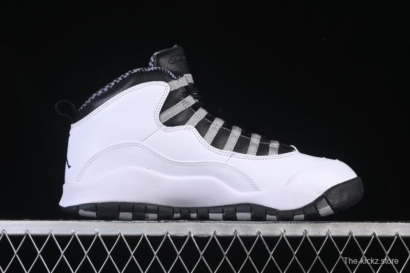 Nike Air Jordan 10 Retro Light Steel Grey Basketball Shoes - HJ6779-104