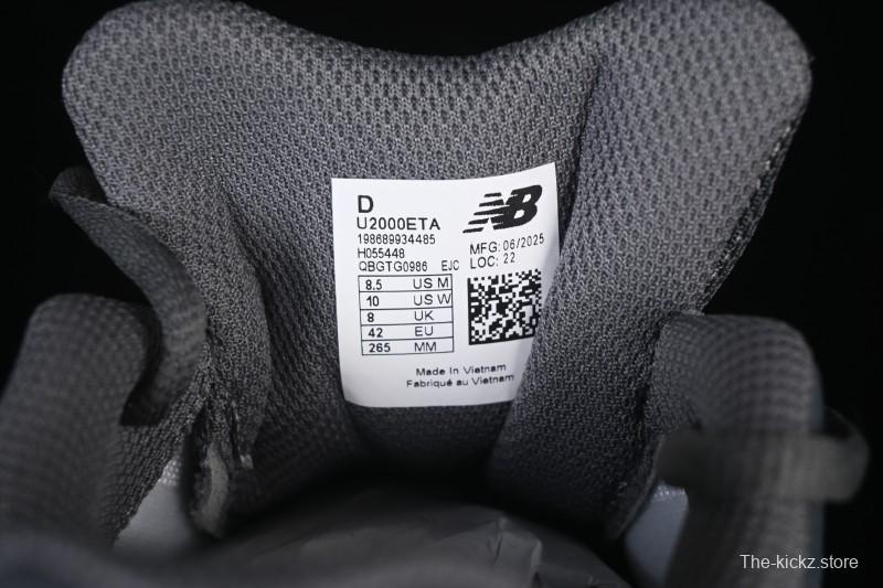 New Balance 2000 Series Retro Dad Style Casual Sports Running Shoes - U2000ETA