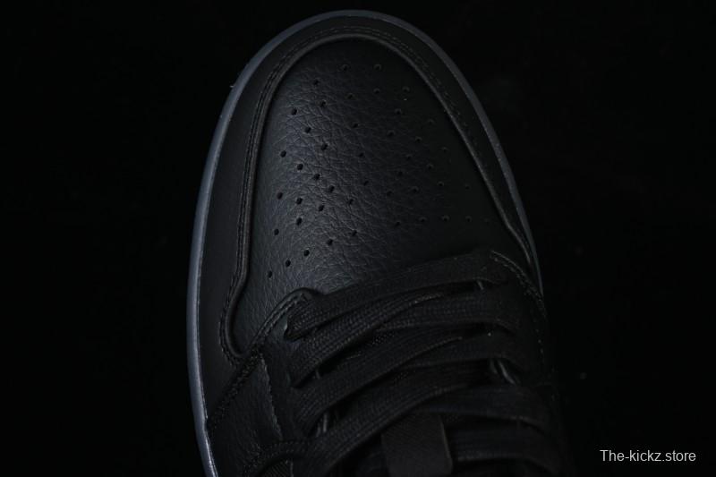 Nike Air Jordan 1 Low AJ1 Black White Canvas Patch Low Top Casual Basketball Shoes - HV5968-001