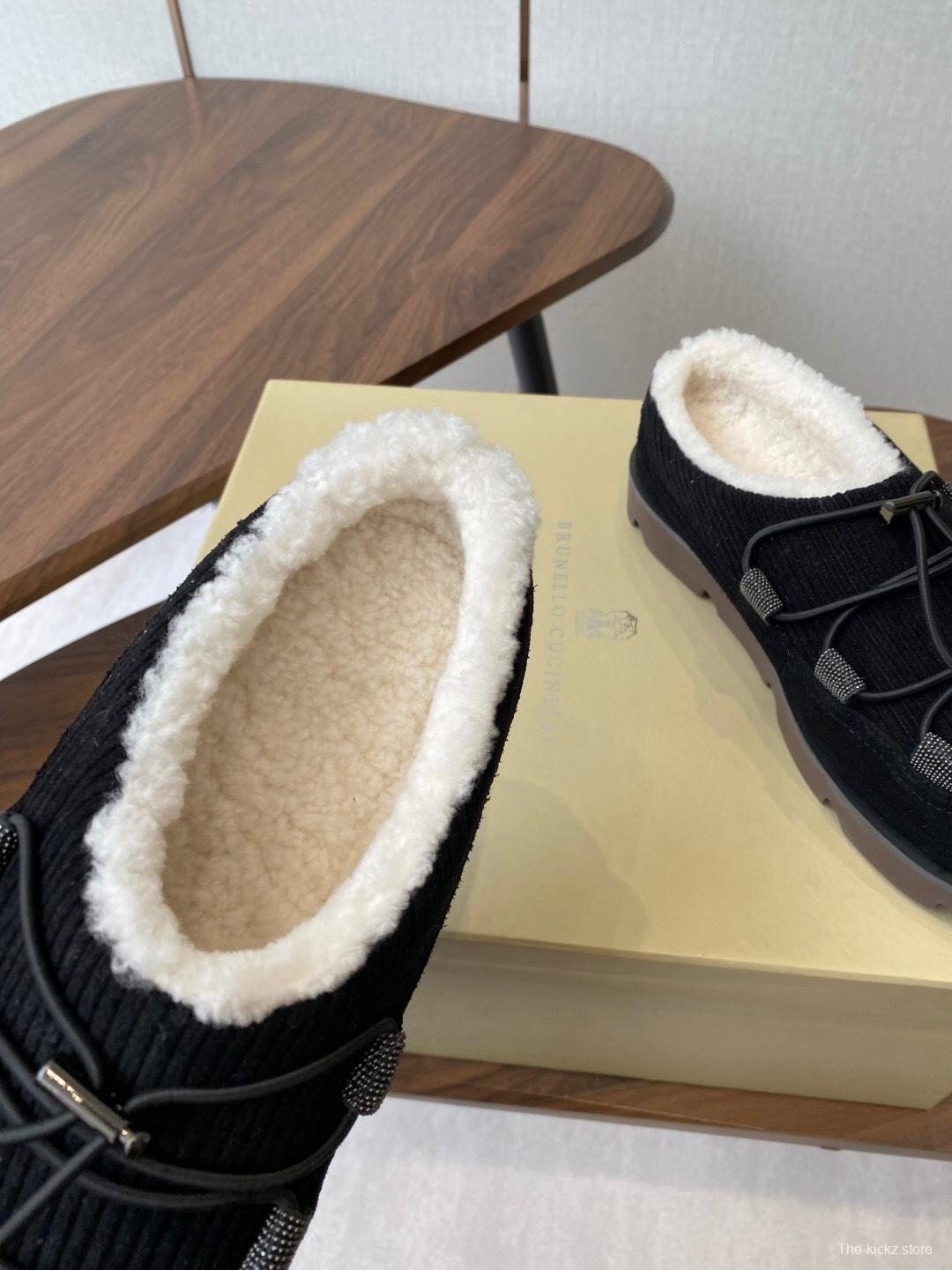 Brunello Cucinelli Open Walk Ankle Boot Winter Snow Boots - AS00300