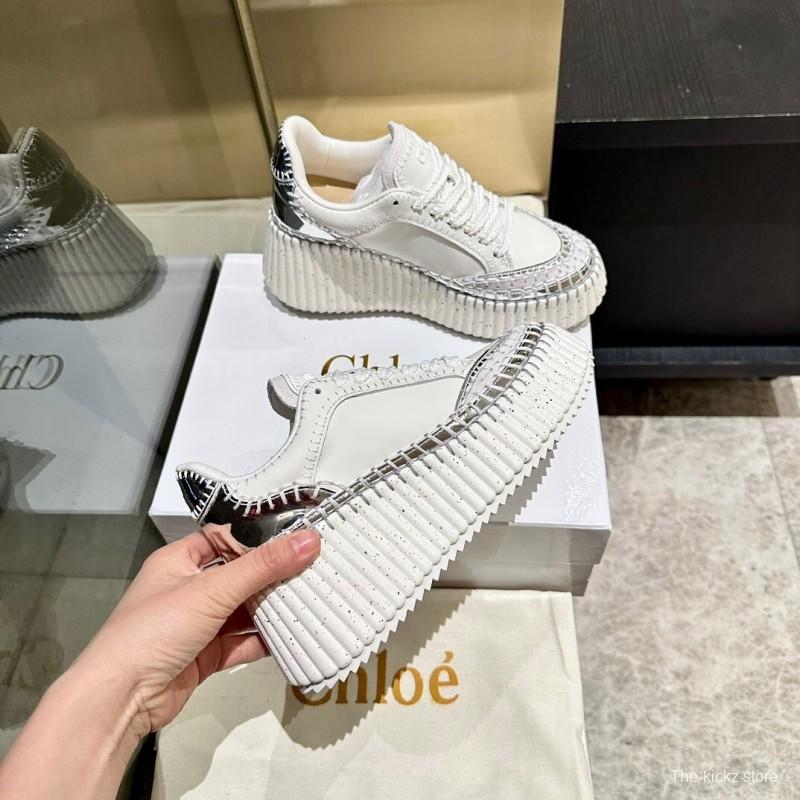 Chloe 2025 SS Hand-Stitched Mark Line Casual Shoes - LY00350