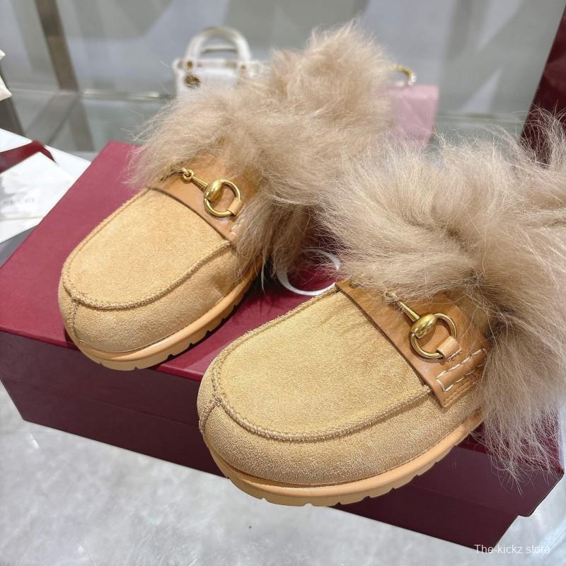 GG Wool Fashion Snow Boots with Merino Wool Lining - KFY00290