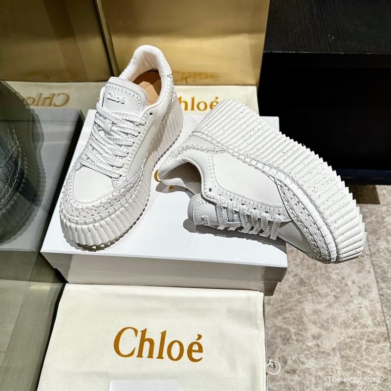Chloe 2025 SS Hand-Stitched Mark Line Casual Shoes - LY00350