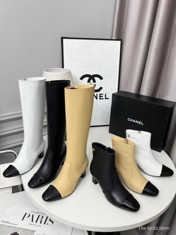 Chanel 2025/SS Double C High Heel Fashion Boots - LY00370/LY00400