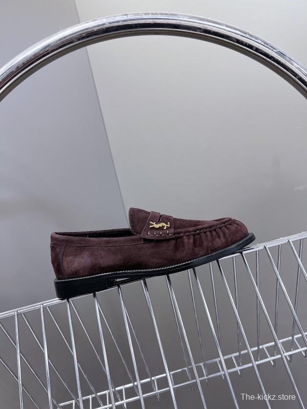 Saint Laurent Classic Loafer Leather Shoes - KFY00350